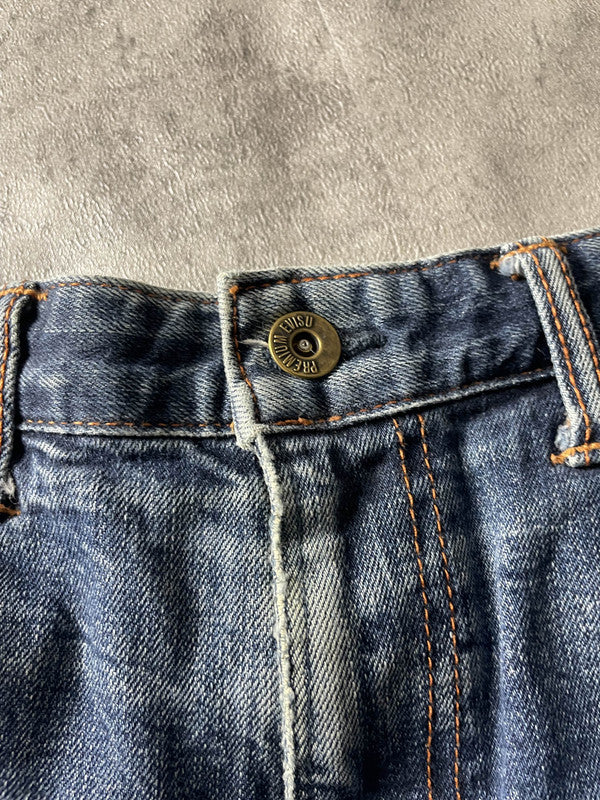 Evisu Jeans M Straight Vintage y2k Rare Hip Hop Embroidered #SV2215