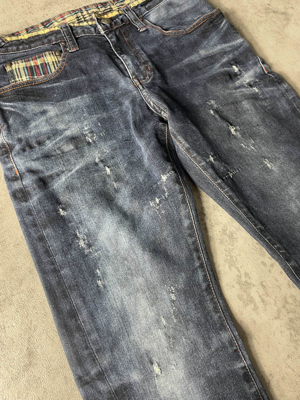 Evisu S Straight Jeans Vintage y2k Rare Embroidered #PB8965