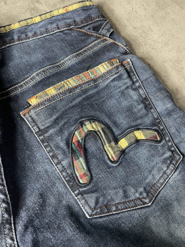 Evisu S Straight Jeans Vintage y2k Rare Embroidered #PB8965