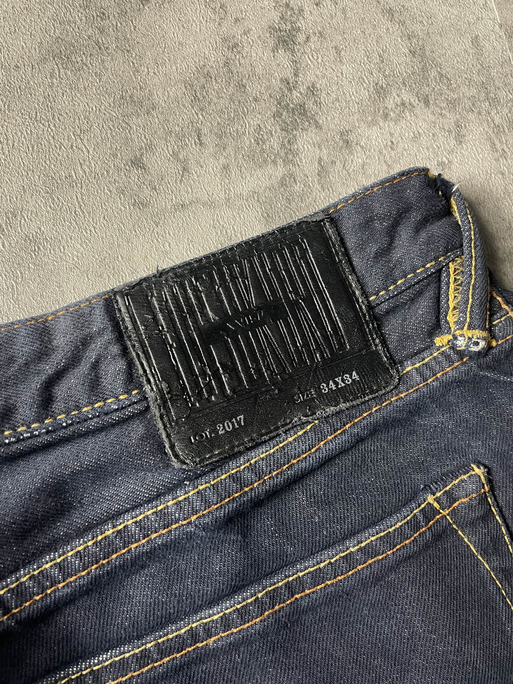 Evisu EvisuKuro Jeans S Vintage Y2K Rare Straight Hip Hop Embroidered #YG7487