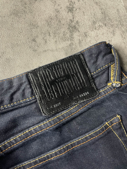 Evisu EvisuKuro Jeans S Vintage Y2K Rare Straight Hip Hop Embroidered #YG7487