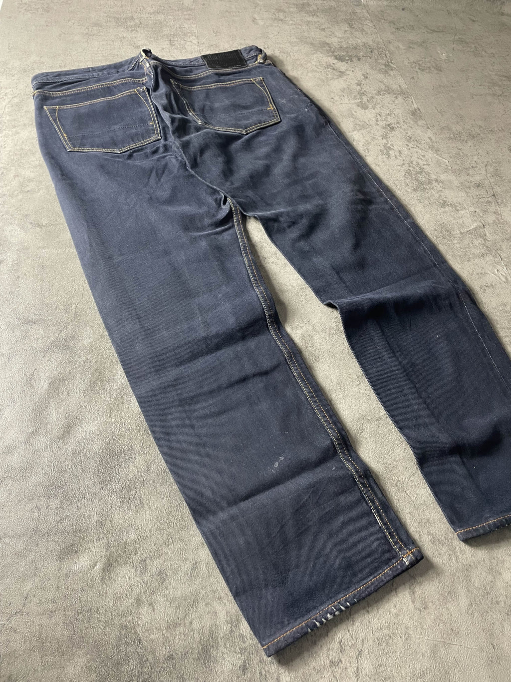 Evisu EvisuKuro Jeans S Vintage Y2K Rare Straight Hip Hop Embroidered #YG7487