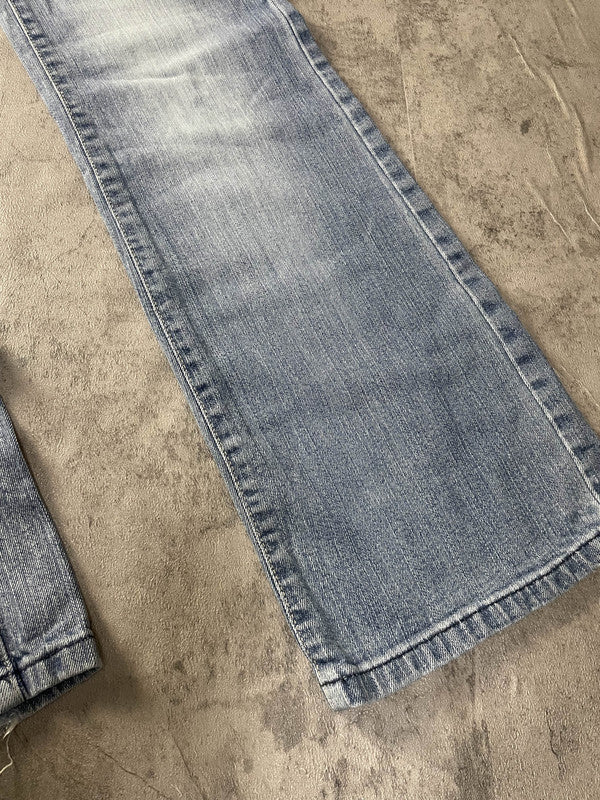 Jeans Vintage Dressing M Bootcut Denim Hip Hop Embroidered (Stile Miss Me) #RA4803