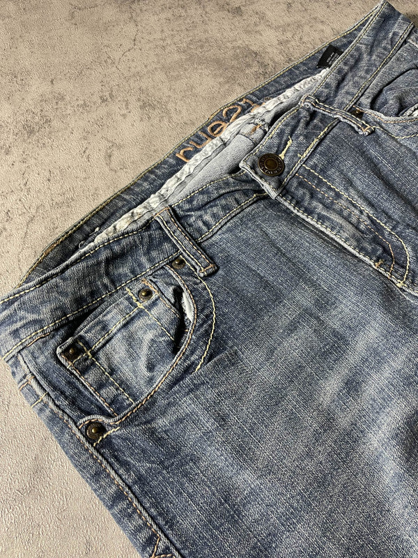 Jeans Vintage Dressing M Bootcut Vintage y2k Hip Hop Embroidered (Stile Miss Me) #NL6164