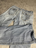 Jeans Vintage Dressing S Bootcut Y2k Rare Embroidered #QA8768