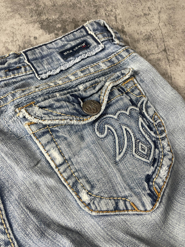 Jeans Vintage Dressing S Bootcut Y2k Rare Embroidered #QA8768