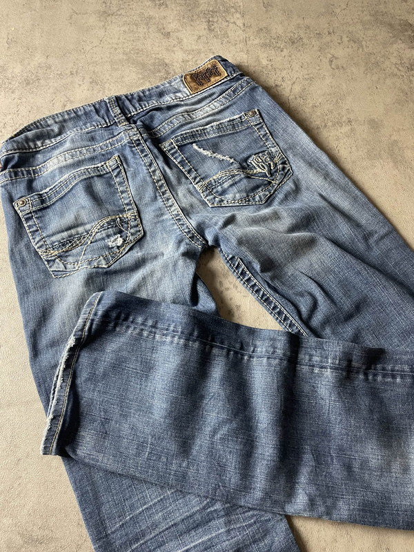 Jeans Vintage Dressing S Straight Fit Y2K Rare (Stile Miss Me) #DC4499