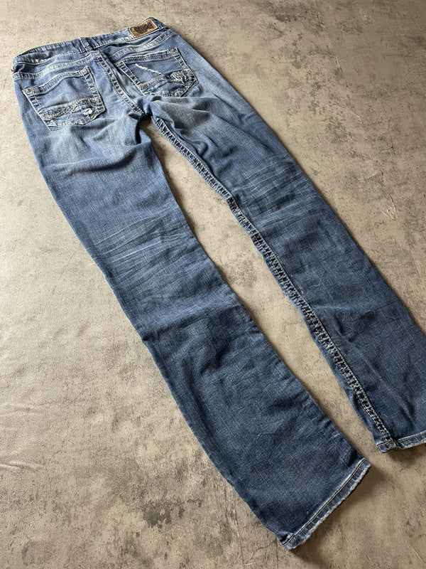 Jeans Vintage Dressing S Straight Fit Y2K Rare (Stile Miss Me) #DC4499