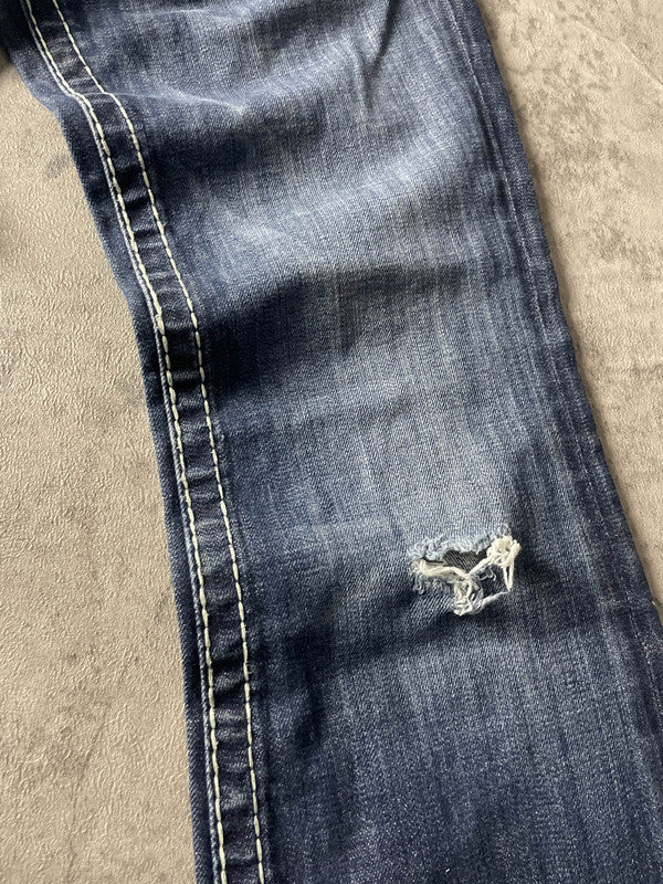 Jeans Vintage Dressing W Bootcut M Hip Hop Embroidered (Stile Miss Me) #BR0811