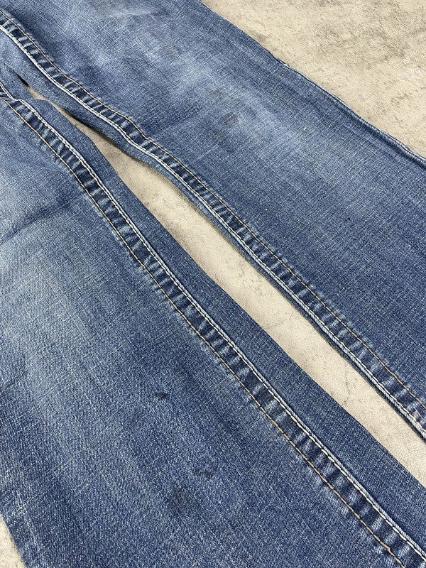 Jeans Vintage Dressing W M Bootcut Y2k Rare Hip Hop Embroidered (Stile Miss Me) #UW0425