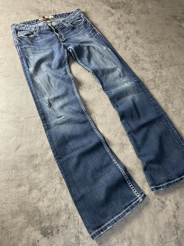 Jeans Vintage Dressing W28 Bootcut Y2k Rare (Stile Miss Me) #GU9721