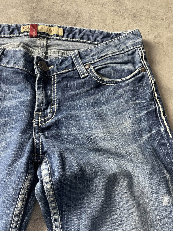 Jeans Vintage Dressing W28 Bootcut Y2k Rare (Stile Miss Me) #GU9721