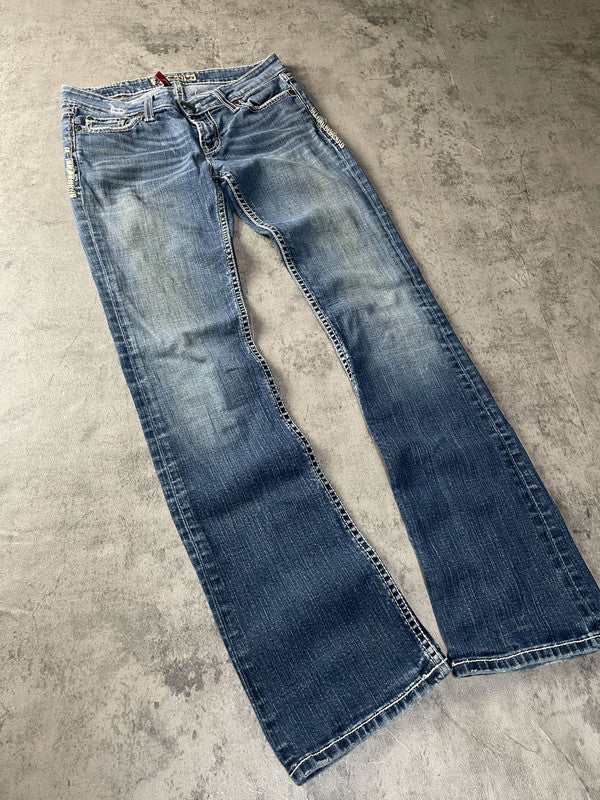 Jeans Vintage Dressing XS Bootcut Y2K Limited Edition (Stile Miss Me) #VH4239
