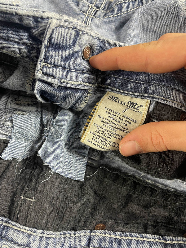 Miss Me Jeans S Bootcut Vintage Y2k Rare Hip Hop Embroidered #GJ0282