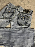 Miss Me Jeans XS Bootcut Vintage Y2K Rare Low Rise #BS5578