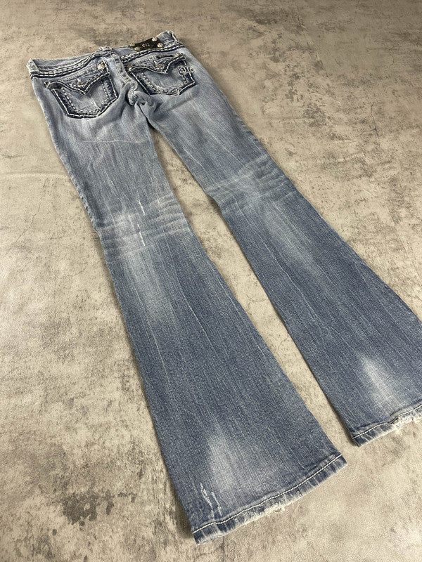 Miss Me Jeans XS Bootcut Vintage Y2K Rare Low Rise #BS5578
