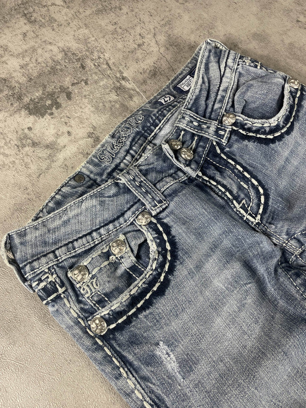 Miss Me Jeans XS Bootcut Vintage Y2K Rare Low Rise #BS5578
