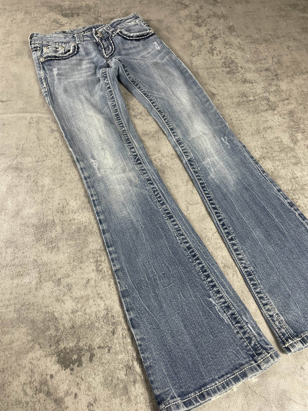 Miss Me Jeans XS Bootcut Vintage Y2K Rare Low Rise #BS5578