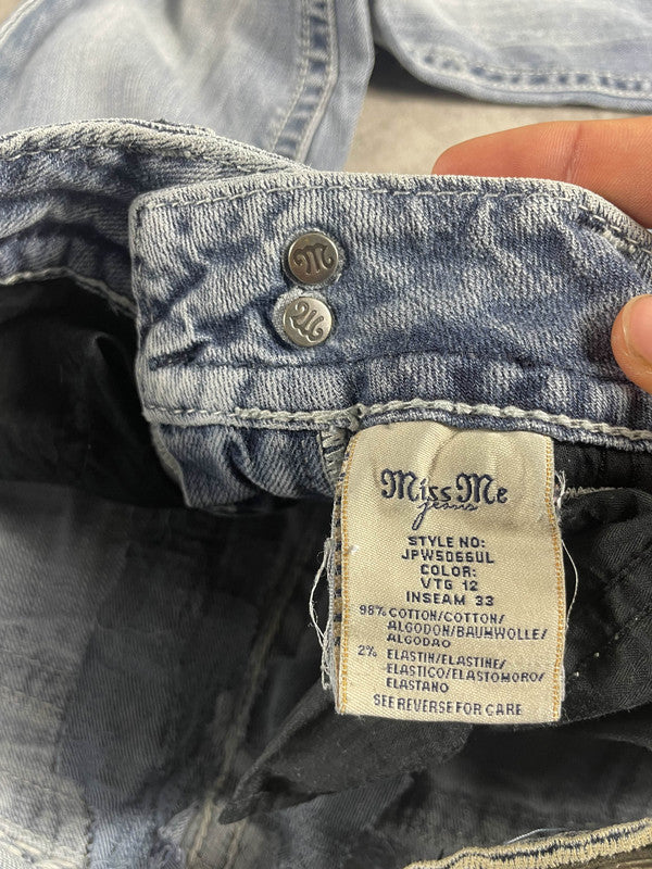 Miss Me Jeans XS Bootcut Vintage Y2K Rare Low Rise #BS5578