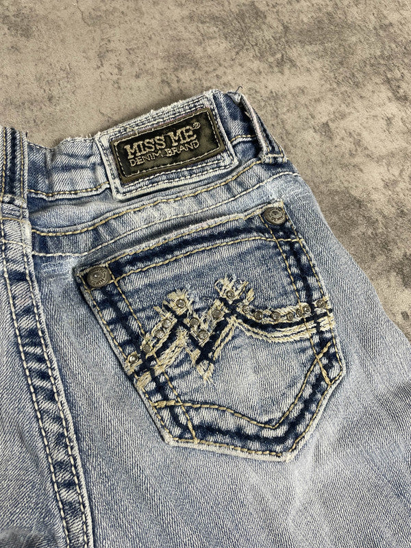 Miss Me Jeans XS Bootcut Vintage Y2k Rare Denim Low Rise #SV9531