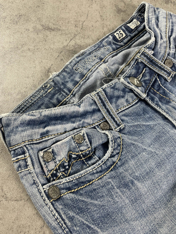 Miss Me Jeans XS Bootcut Vintage Y2k Rare Denim Low Rise #SV9531