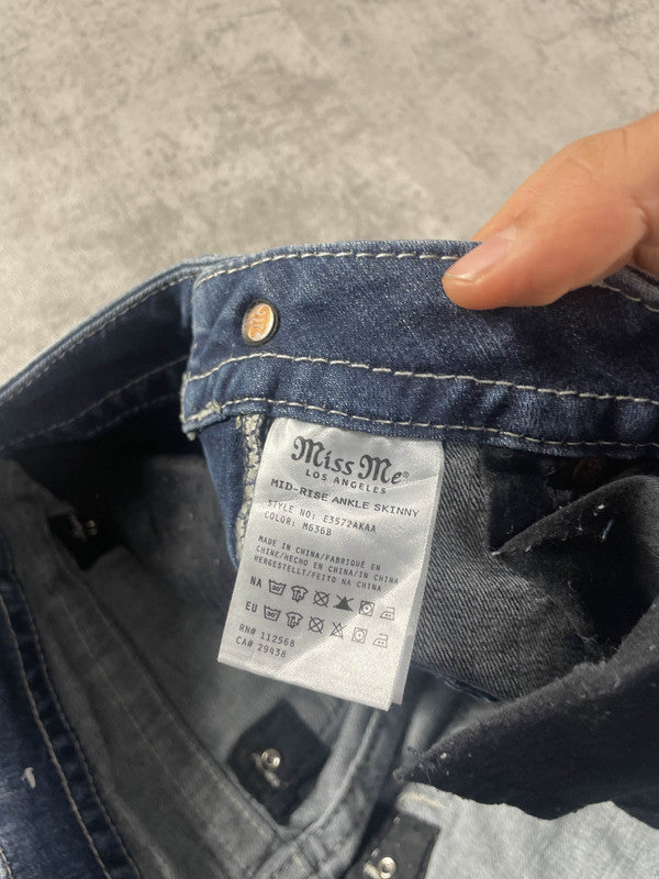 Miss Me S Skinny Jeans Vintage Y2K Rare Low Rise Denim #IS0045
