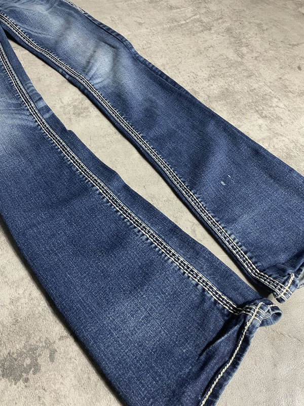 Rock Revival XS Bootcut Jeans Vintage Y2K Rare Embroidered #NA6795