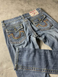 TR Jeans S Skinny Vintage y2k Rare Hip Hop Embroidered #FZ5782