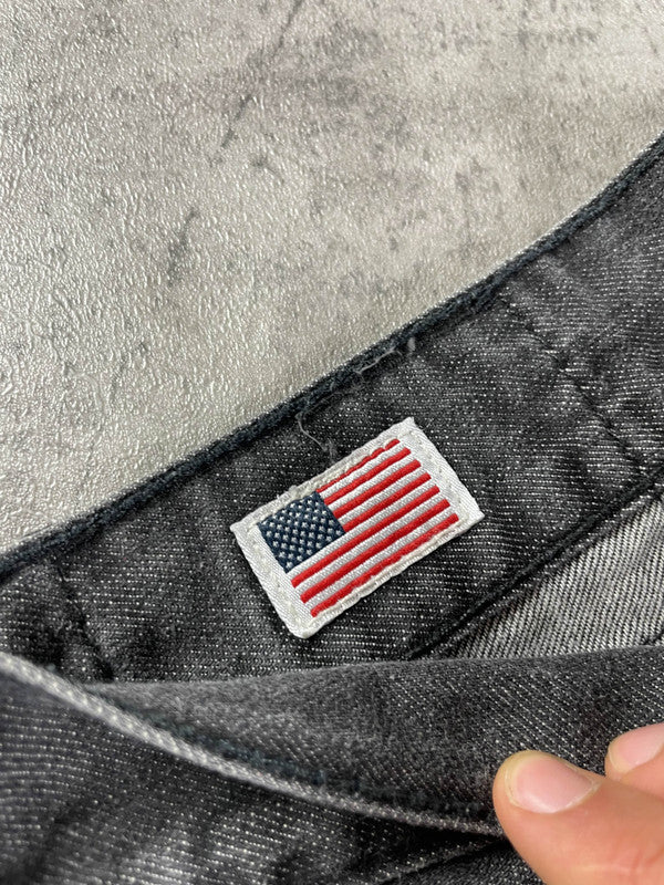 TR Ricky Jeans XL Baggy Vintage y2k Rare True Religion Hip Hop Embroidered #SP3457