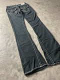 Trackpants Joey True Religion S Vintage y2k rare Bootcut Hip Hop Embroidered #PV6735