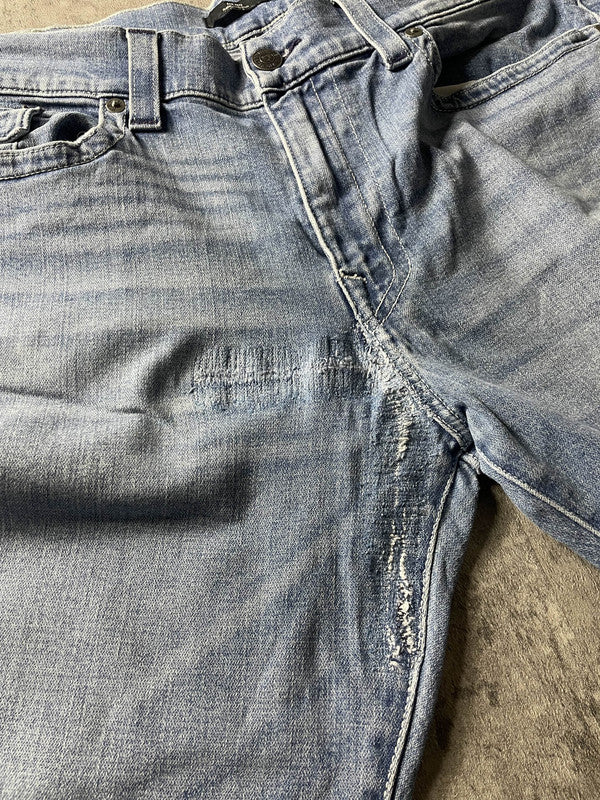 True Religion Jeans XL Straight Vintage y2k Rare Hip Hop Embroidered #EZ6080