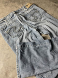 Vintage y2k Dressing Jeans S Bootcut Embroidered (Stile Miss Me) #LQ5298
