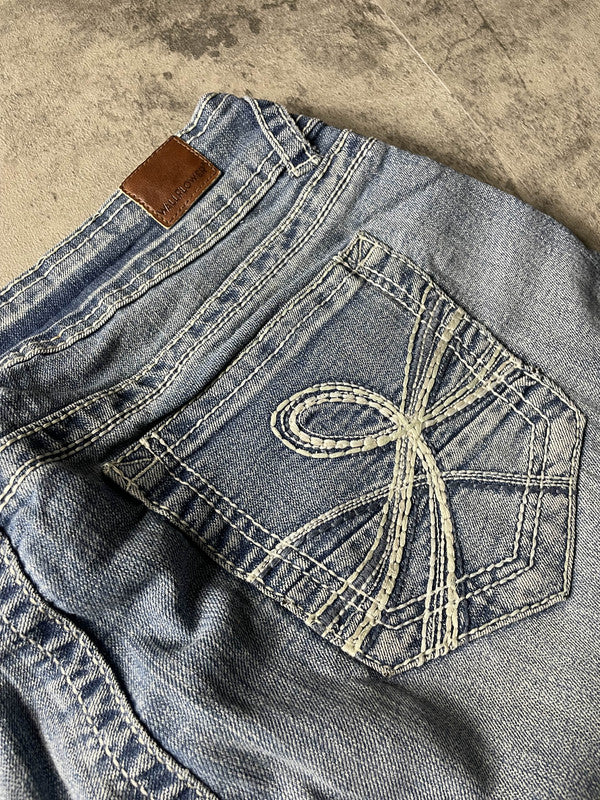 Vintage y2k Rare Dressing Jeans Curvy Bootcut L (Stile Miss Me) #OX0473