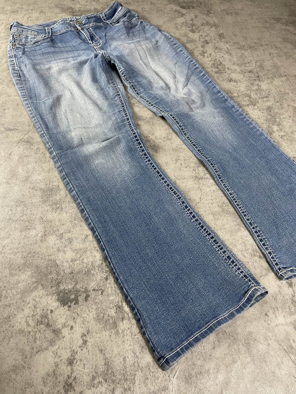 Vintage y2k Rare Dressing Jeans Curvy Bootcut L (Stile Miss Me) #OX0473