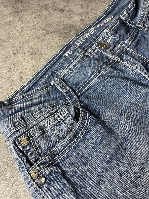 Vintage y2k Rare Dressing Jeans Curvy Bootcut L (Stile Miss Me) #OX0473