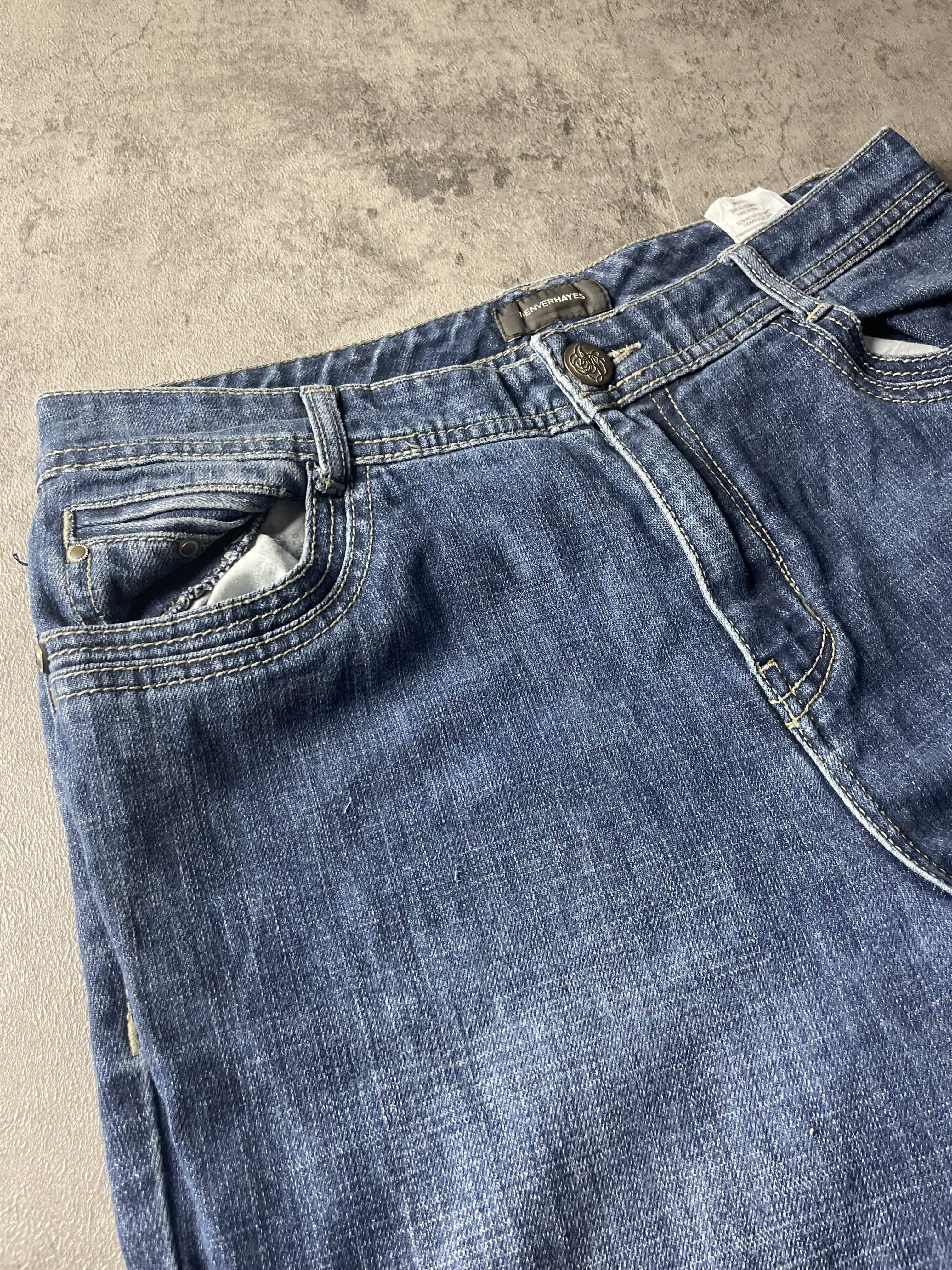 Vintage Dressing Jeans S Bootcut Hip Hop Embroidered (Stile Miss Me) #CD6981